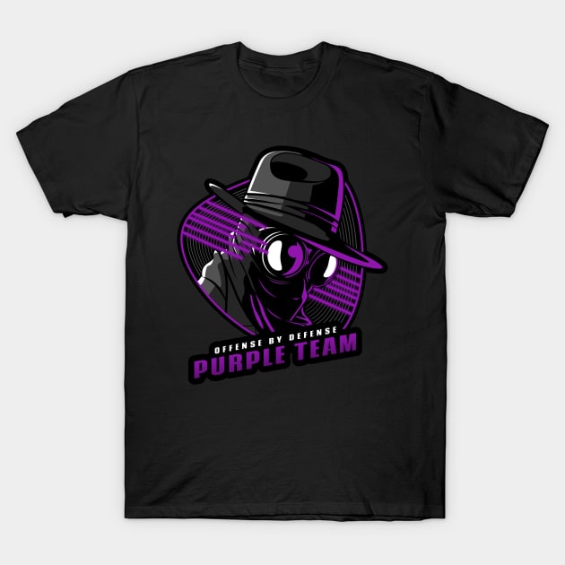 Purple Team | Hacker Design T-Shirt by leo-jess